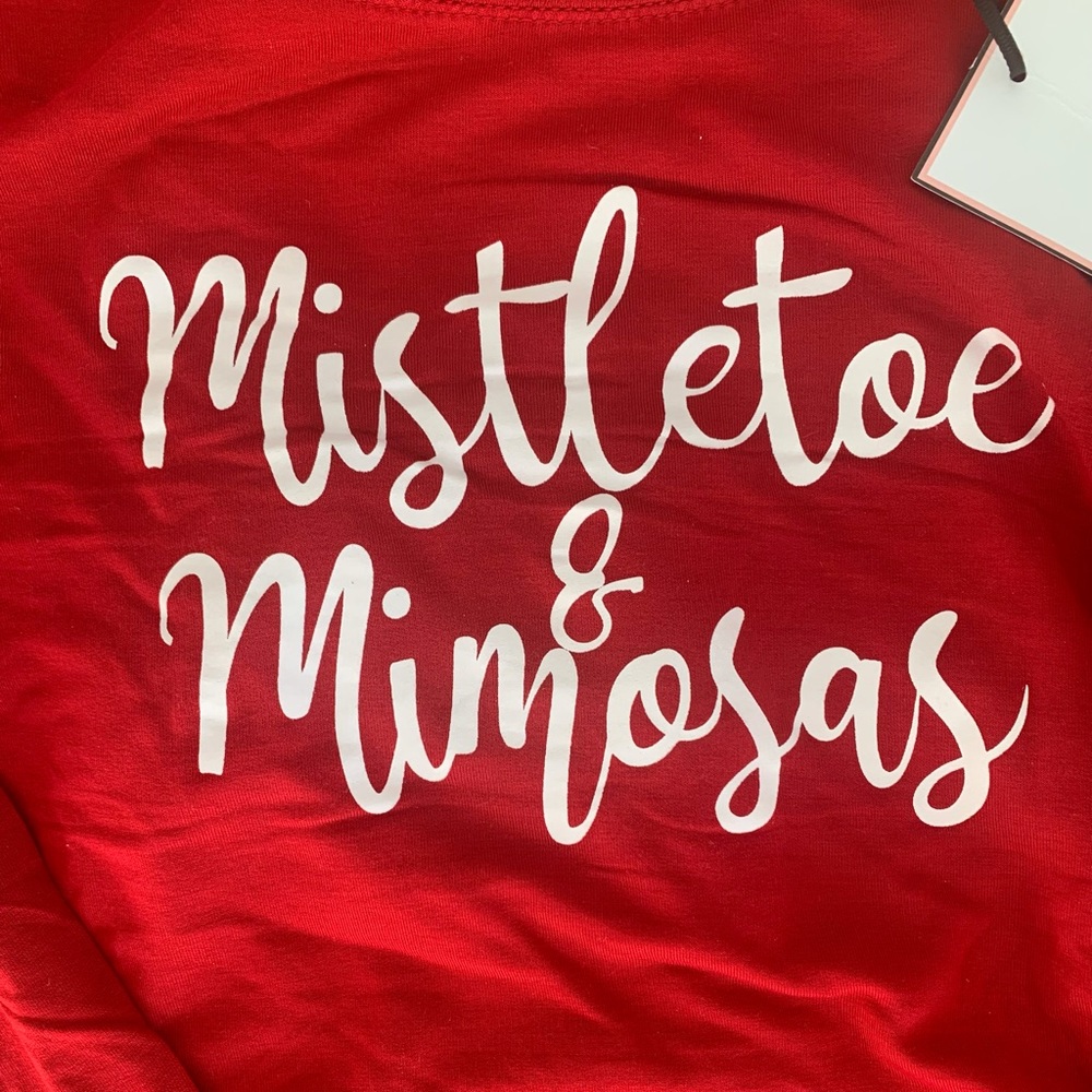 Mistletoe & Mimosas Tabitha Webb Pajama set Super Soft - Picture 4 of 9